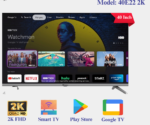 Dawlance 40-Inch 40E22 2K Full HD LED TV
