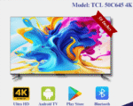 TCL 50-inch 50C645 QLED 4K Android Smart LED TV