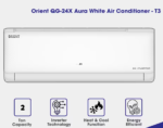 Orient QG-24X Aura White Inverter AC – 2 Ton – T3 Compressor – Heat and Cool