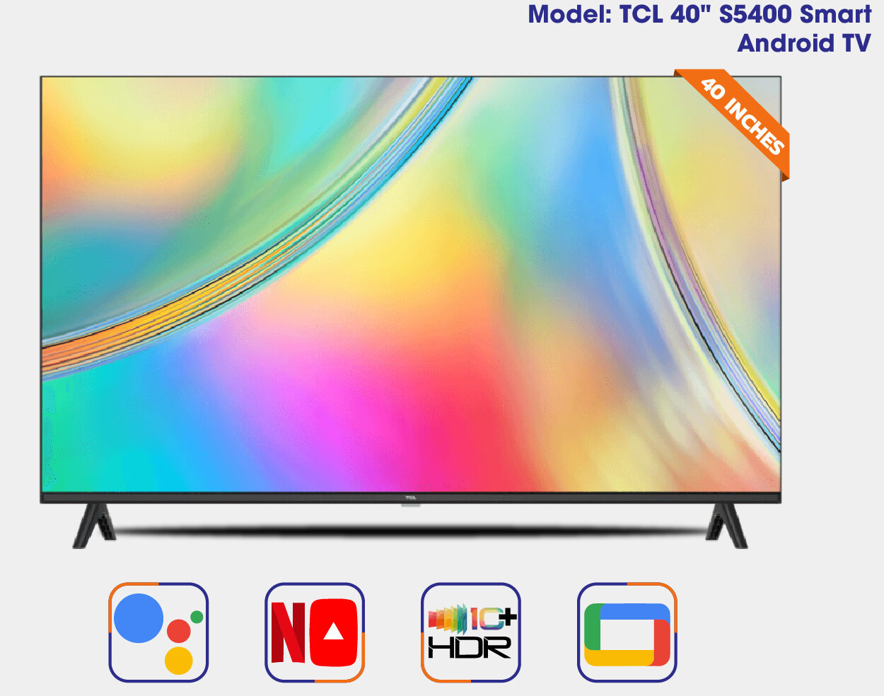 TCL-40-S5400-Smart-Android-TV TCL 40-Inch 40-S5400 Smart LED TV - Image 1